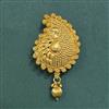Antique Plain Gold Brooch With Gold Plating