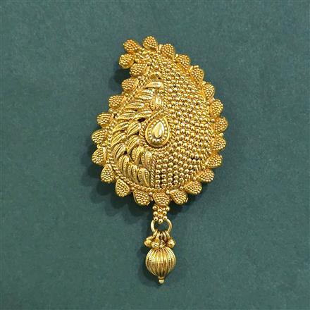 Antique Plain Gold Brooch With Gold Plating