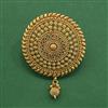 Antique Classic Hair Brooch With Gold Plating