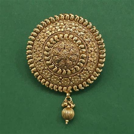 Antique Classic Hair Brooch With Gold Plating