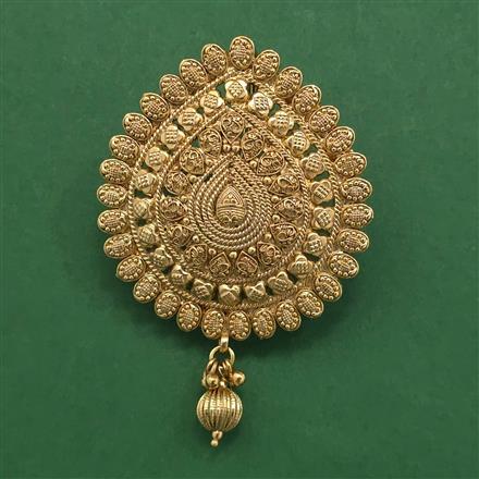 Antique Classic Hair Brooch With Gold Plating