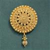 Antique Plain Gold Hair Brooch With Gold Plating