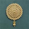 Antique Plain Gold Hair Brooch With Gold Plating