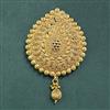 Antique Plain Gold Hair Brooch With Gold Plating