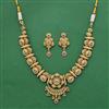Antique Classic Necklace With Matte Gold Plating