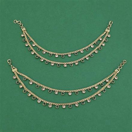 Antique Classic Ear Chain With Mehndi Plating