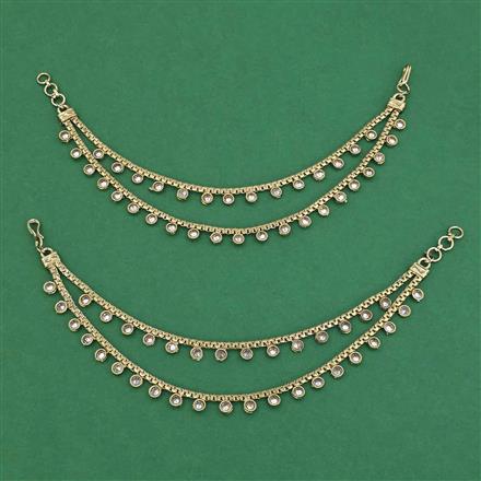 Antique Classic Ear Chain With Mehndi Plating