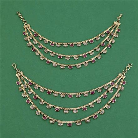 Antique Classic Ear Chain With Mehndi Plating