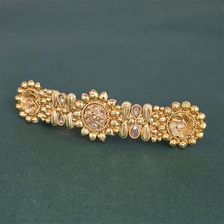 Antique Classic Hair Brooch With Gold Plating