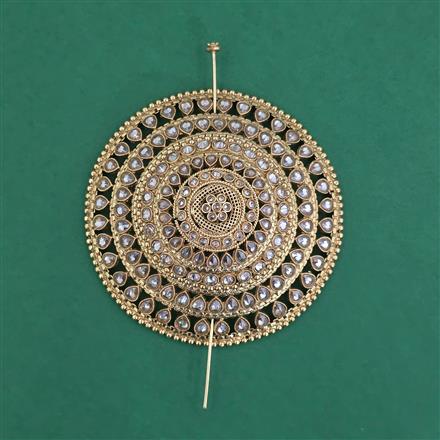 Antique Classic Hair Brooch With Gold Plating