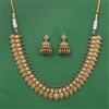 Antique Classic Necklace With Matte Gold Plating