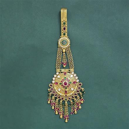 Antique Moti Jhuda With Gold Plating
