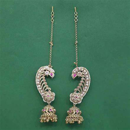 Antique Earcuff With Matte Gold Plating