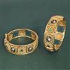 Antique Openable Bangles With Matte Gold Plating