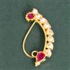 Antique Moti Nose Ring With Gold Plating