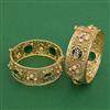 Antique Openable Bangles With Matte Gold Plating