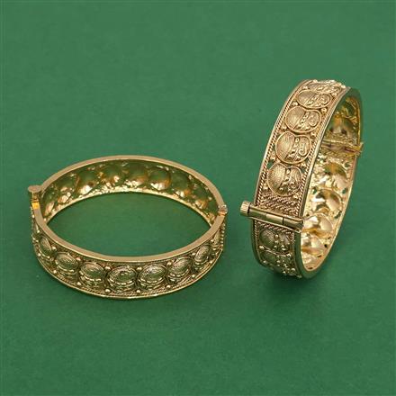 Antique Openable Bangles With Gold Plating