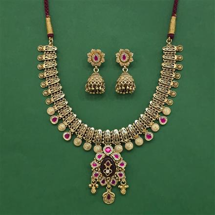 Antique Classic Necklace With Gold Plating