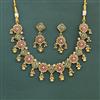 Antique Classic Necklace With Matte Gold Plating