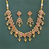 Antique Classic Necklace With Matte Gold Plating