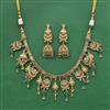Antique Classic Necklace With Matte Gold Plating