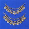 Antique Moti Ear Chain With Gold Plating