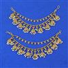Antique Moti Ear Chain With Gold Plating