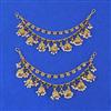 Antique Moti Ear Chain With Gold Plating