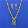 Antique Moti Necklace With Matte Gold Plating