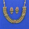 Antique Moti Necklace With Gold Plating