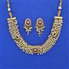 Antique Moti Necklace With Gold Plating