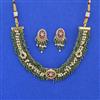 Antique Moti Necklace With Gold Plating