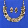 Antique Moti Necklace With Gold Plating