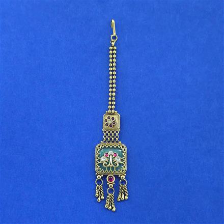Antique Classic Tikka With Gold Plating
