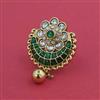 Antique Adjustable Ring With Matte Gold Plating