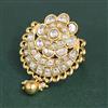 Antique Adjustable Ring With Matte Gold Plating