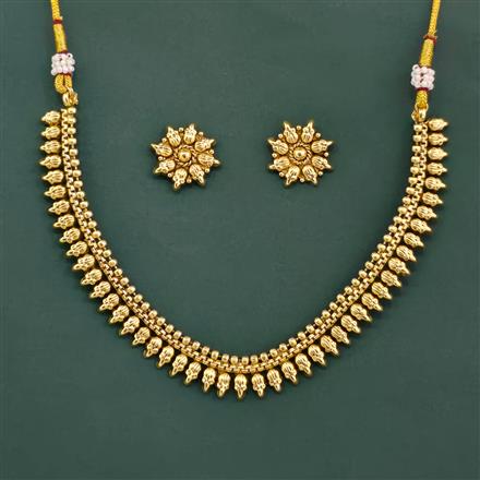 Antique Classic Necklace With Gold Plating