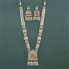 Antique Bandhai Pendant Set With Mehndi Plating
