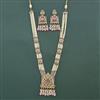 Antique Bandhai Pendant Set With Mehndi Plating
