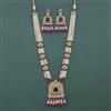 Antique Bandhai Pendant Set With Mehndi Plating