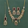 Antique Classic Necklace With Mehndi Plating