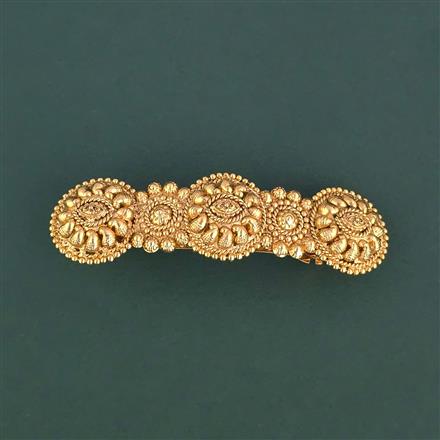 Antique Classic Hair Clip With Gold Plating