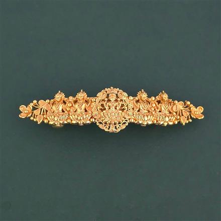 Antique Classic Hair Clip With Gold Plating
