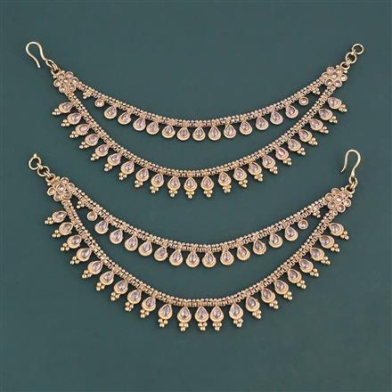 Antique Classic Ear Chain With Mehndi Plating