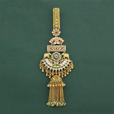 Antique Moti Jhuda With Gold Plating