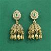 Antique Jhumki With Matte Gold Plating
