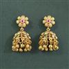 Antique Jhumki With Matte Gold Plating