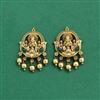 Antique Temple Earring With Matte Gold Plating