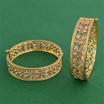 Antique Openable Bangles With Gold Plating