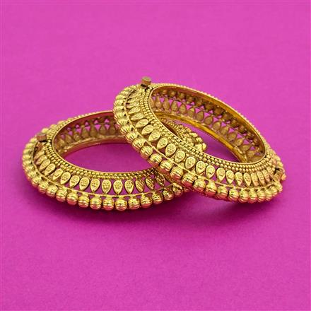 Antique Openable Bangles With Gold Plating